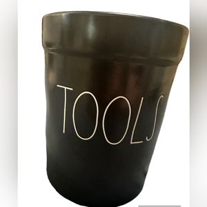 Black Rae Dunn "Tools" Utility Crock